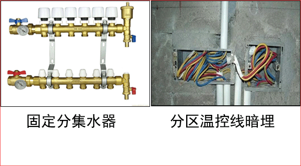 地暖分集水器安裝
